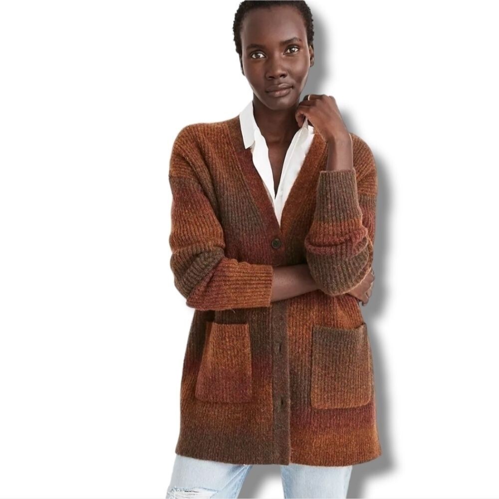 Madewell Space-Dyed Maysfield Cardigan Sweater size XS